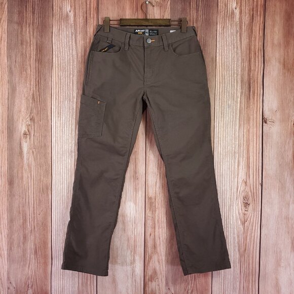Ariat Mens Size 30X30 Rebar M4 Made Tough Pants  Relaxed Straight Cargo Wren - Picture 1 of 12